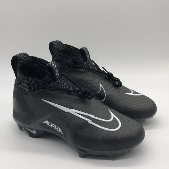 USED Nike Men’s Nike Alpha Menace Elite 3 Black/White CT6648-010 No Box - Picture 2 of 5
